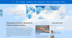 Desktop Screenshot of emfaheyfuneralhome.com